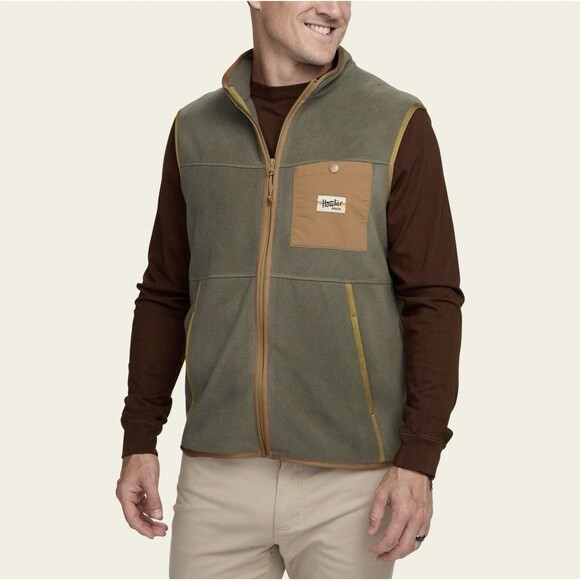 Howler Brothers Other - Howler Brothers Bros Free Range Fleece Vest Oregano Color Mens Large